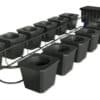 12-Site Bubble Flow Buckets Hydroponic Grow System