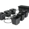 6-Site Bubble Flow Buckets Hydroponic System