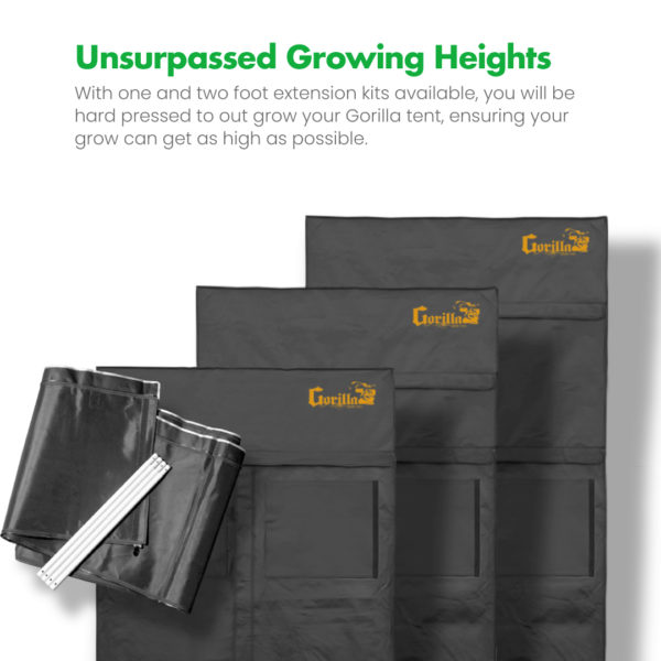 SuperCloset 5'x9' Soil Grow Tent Kit Extension Kits
